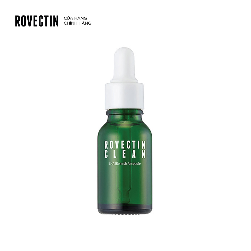 Tinh chất dành cho da mụn ROVECTIN Clean LHA Blemish Ampoule 50ml