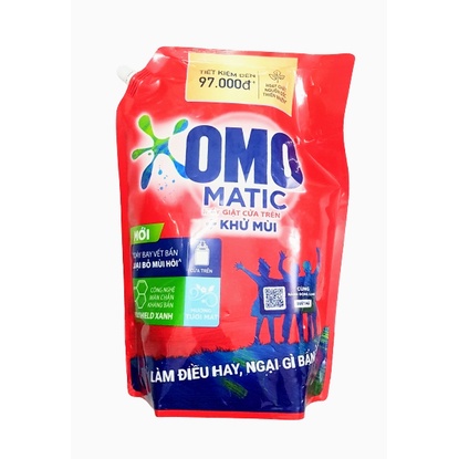 Nước giặt OMO cửa trên khử mùi 3.9kg