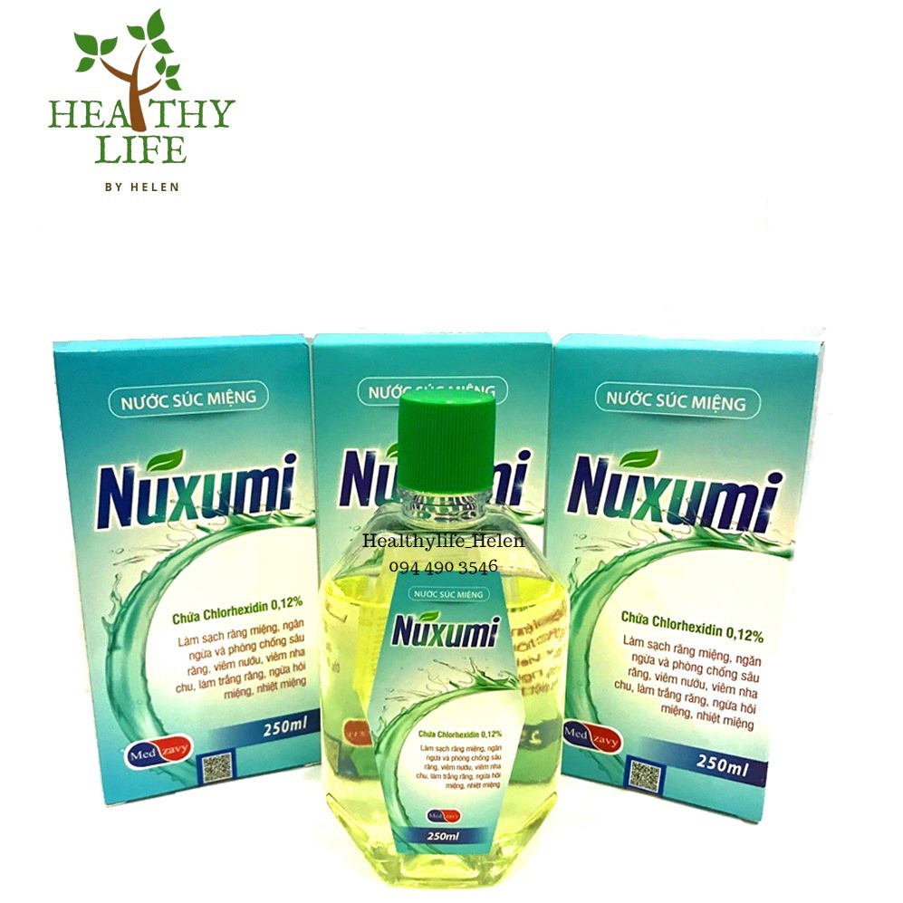 [Chính hãng] Nước Súc Miệng NUXUMI (Giấy Kiểm Định, 250ml)