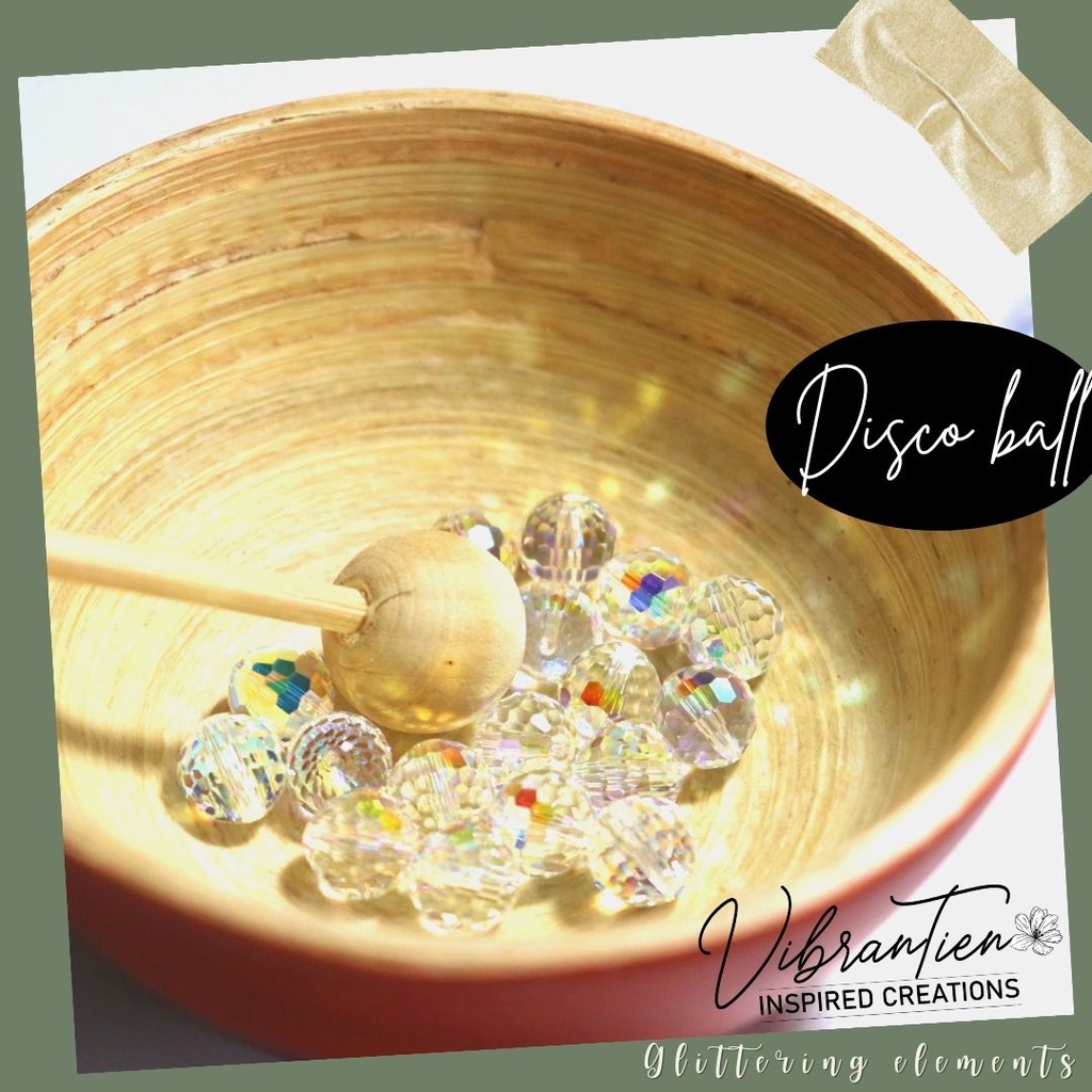 Pha lê Swarovski tròn giác nhuyễn 6-8mm