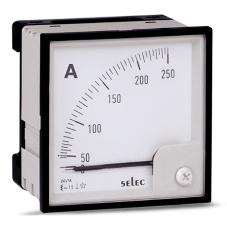 Đồng hồ kim Selec - đồng hồ đo dòng điện- AM-V-3_L