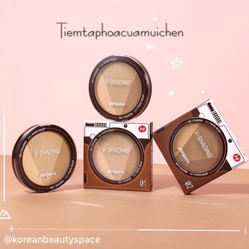 [Chính hãng] Phấn Tạo Khối Và Bắt Sáng Hoàn Hảo PERIPERA Ink V-Shading 9.5g | BigBuy360 - bigbuy360.vn