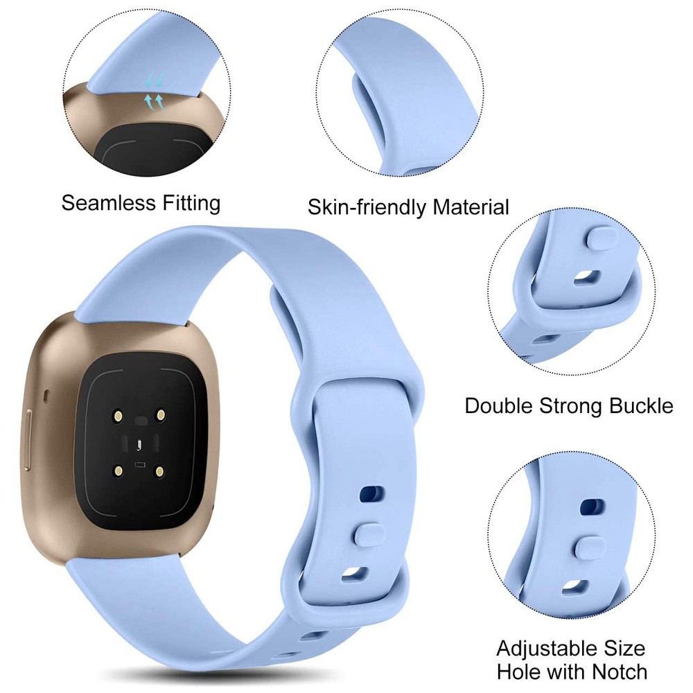 Dây đeo thay thế bằng silicon mềm cho Fitbit Versa 3 / Fitbit Sense