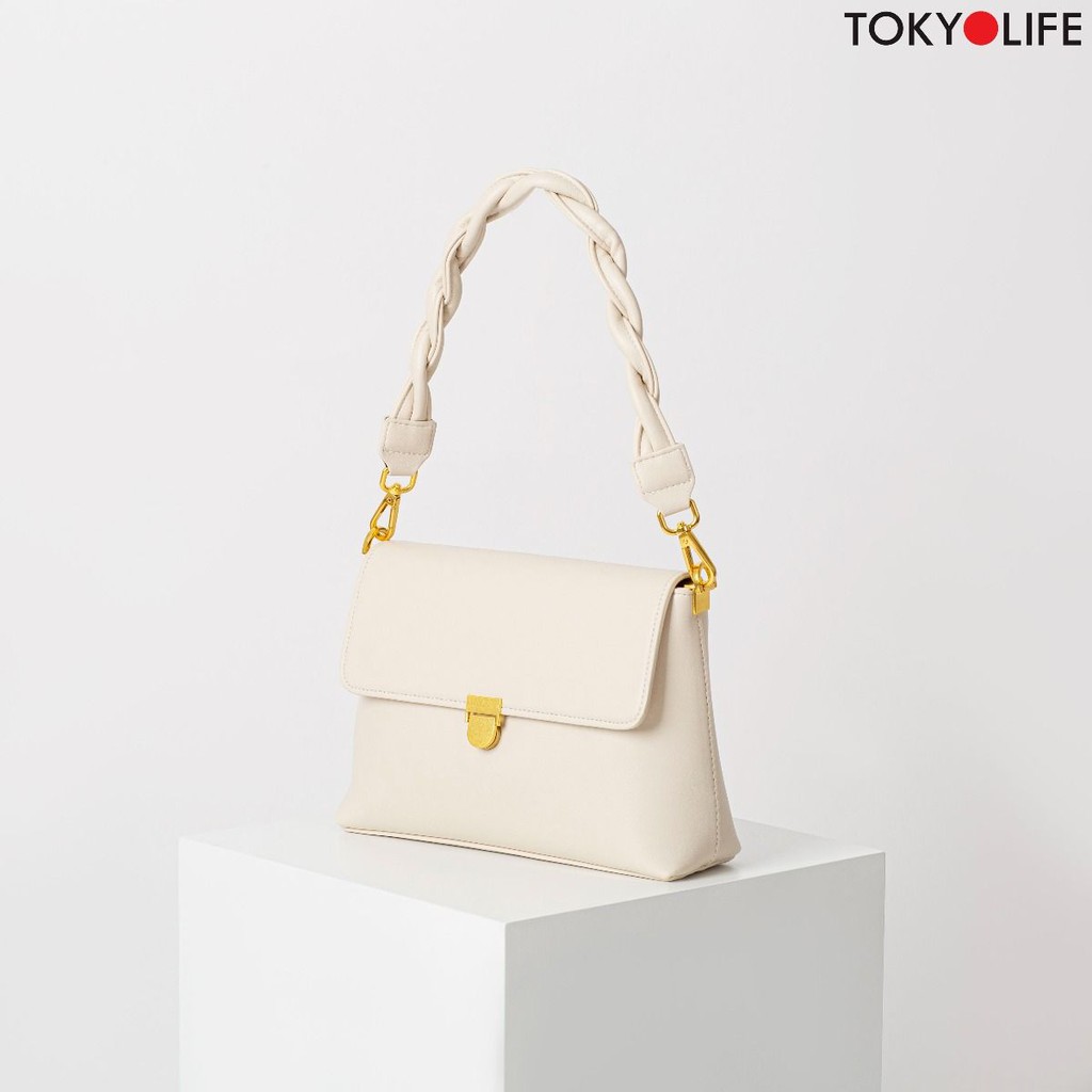 Túi xách nữ đẹp đeo chéo nữ thời trang công sở cao cấp da PU TOKYOLIFE E9BAG204I