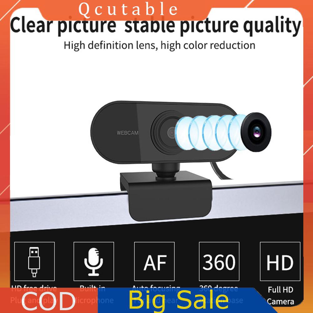 Webcam 2mp 1080p Cmos Usb 2.0 Cho Máy Tính
