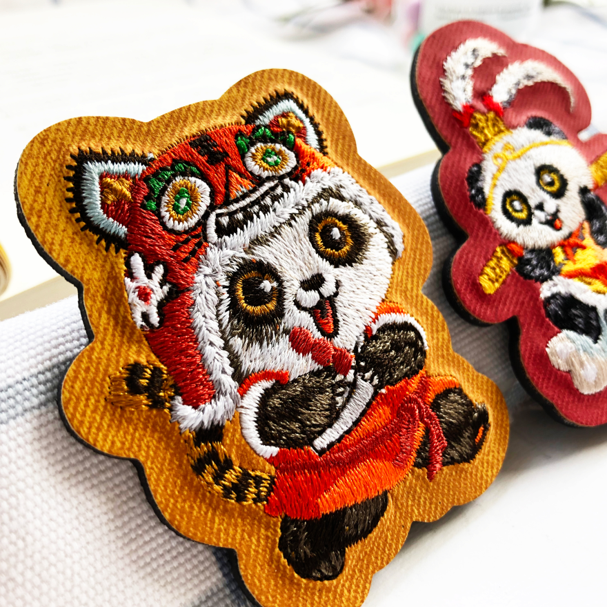 Panda Creative Shop Zodiac Embroidery Refridgerator Magnets Chengdu Gift Abroad Decoration Features Gift Present