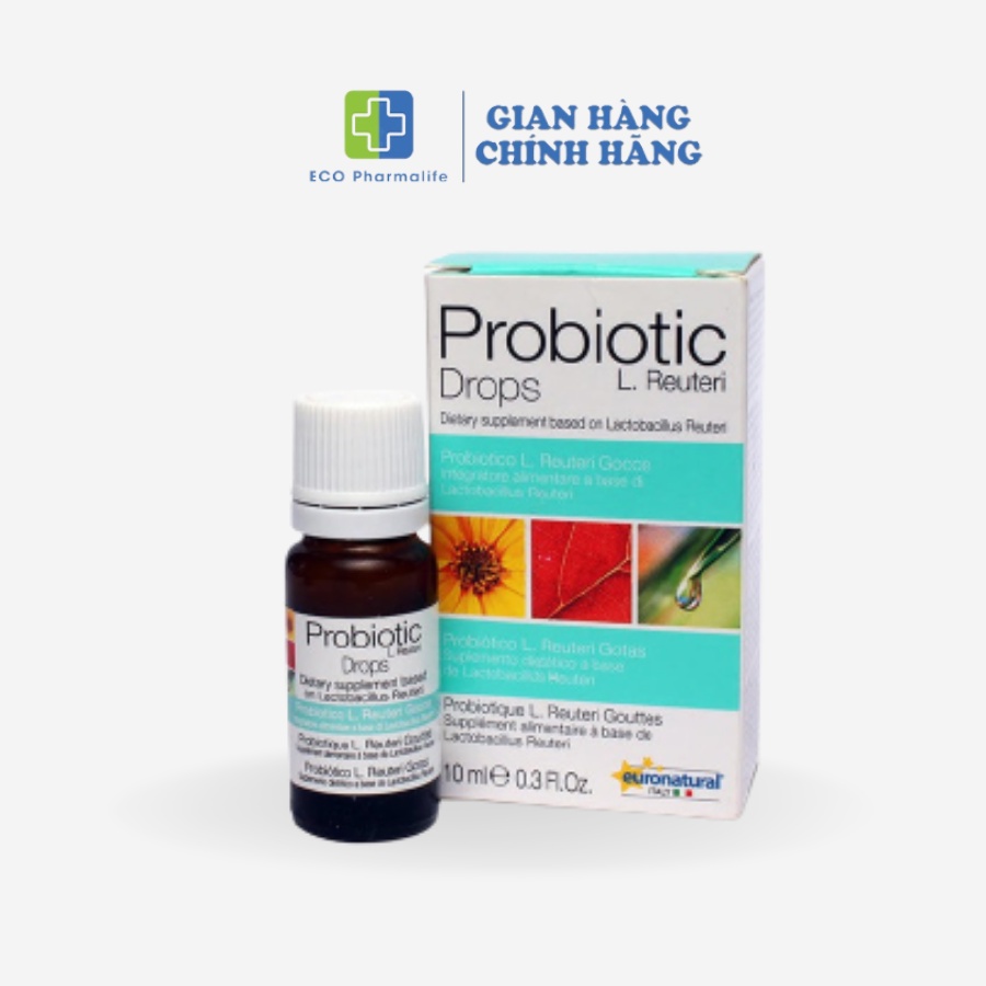 Men vi sinh Probiotic L.Reureti Drops  - Hỗ trợ bổ sung lợi khuẩn, cải thiện hệ vi sinh đường ruột_ Ecopharmalife