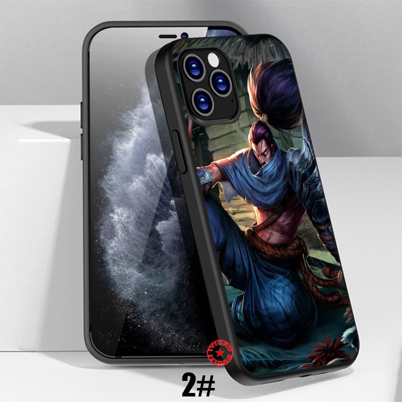 Ốp Điện Thoại Silicon Dẻo In Hình LOL Yasuo Cho iPhone 5 5S 6 6S 7 8 11 Pro Max Plus SE XR IS37