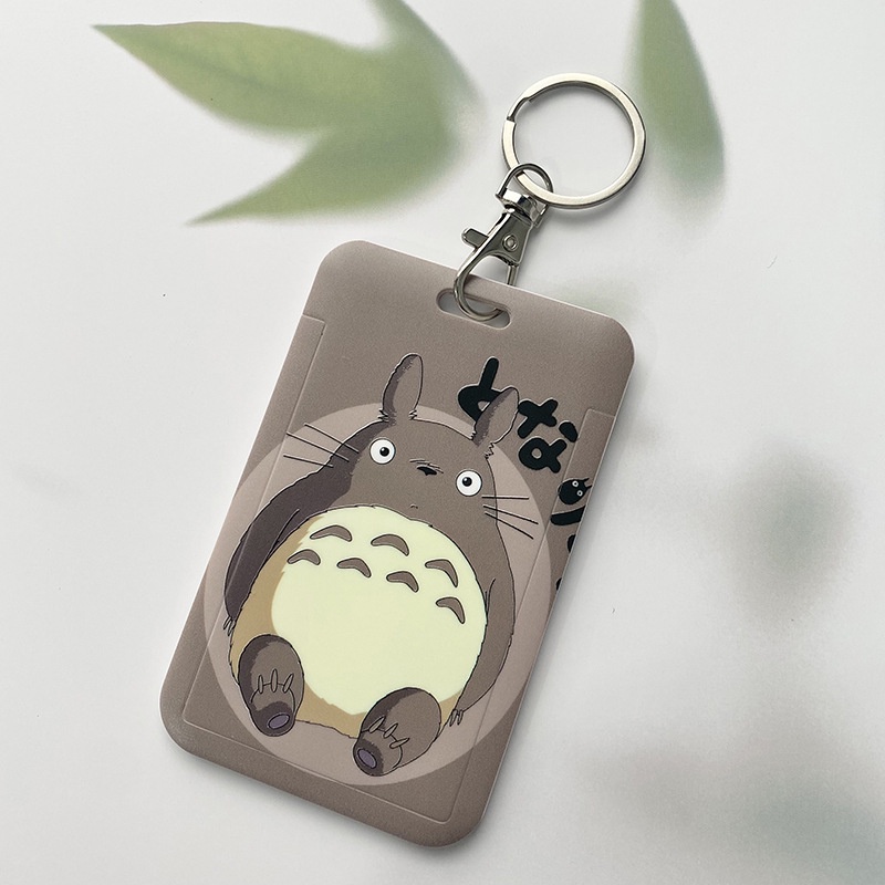 Vỏ Bọc Bảo Vệ Thẻ Hình Hayao Miyazaki MY NEIGHBOUR TOTORO Staff Giá Đỡ