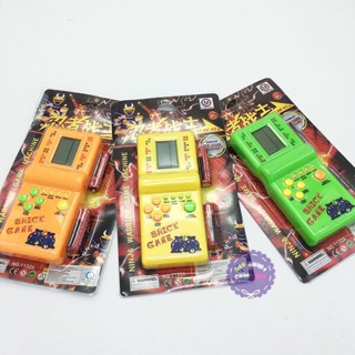 Máy chơi Game xếp gạch - Tặng kèm 2v pin - Hình chụp thật sản phẩm