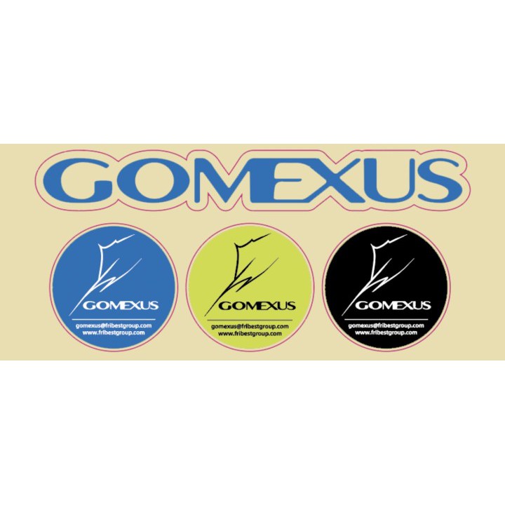 [Gomexus] Sticker Trang Trí Cần Câu Cá Hoặc Tay Quay
