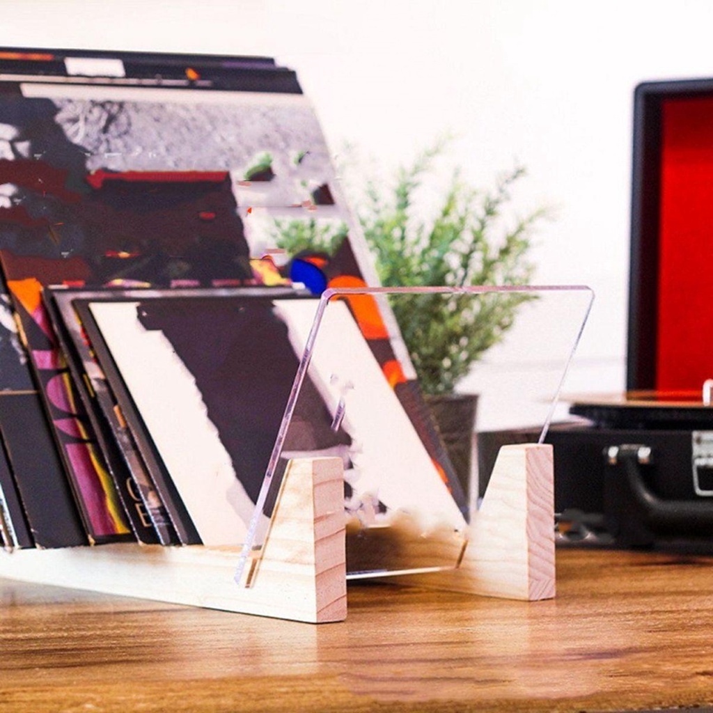 Giá Đỡ Trưng Bày Đĩa Than Bằng Acrylic Đa Năng Tiện Dụng