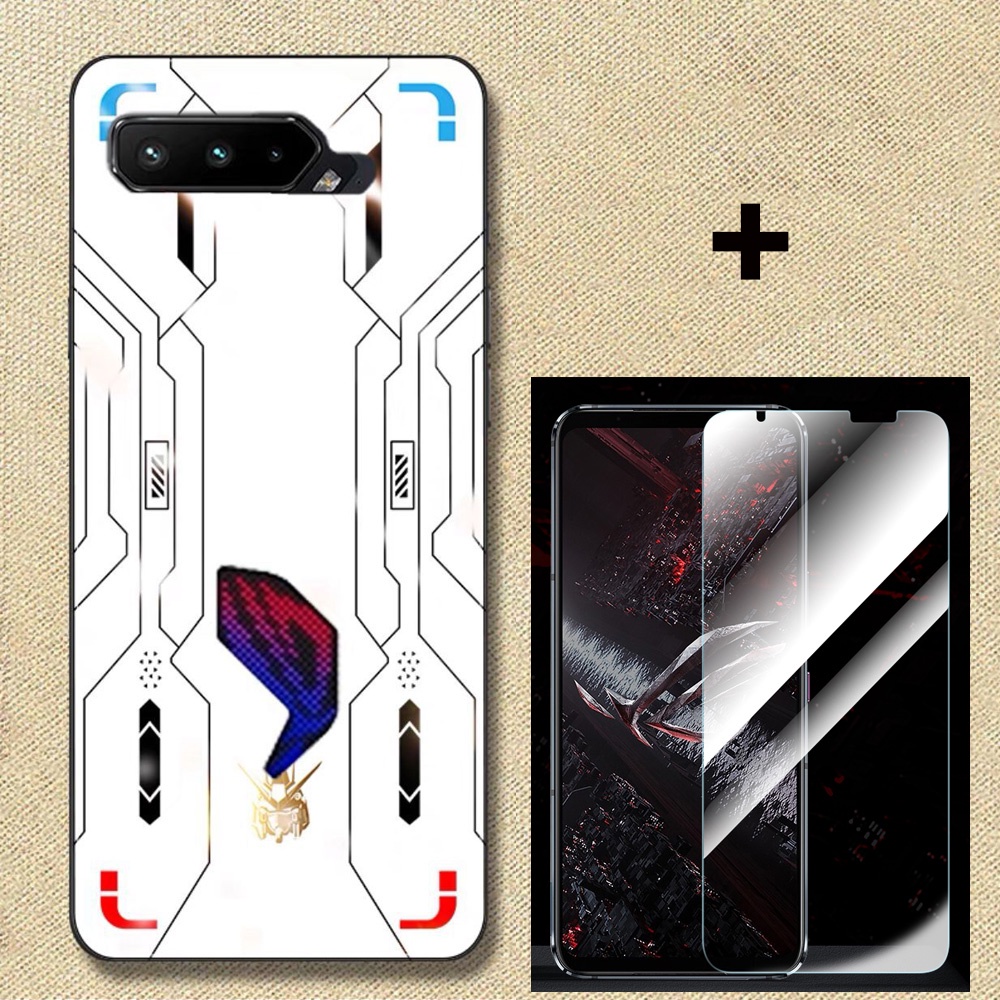 Ốp Điện Thoại Mặt Kính Cường Lực Cho asus rog 5 phone5 rog5 5s rog5s phone5s rog 5 5s