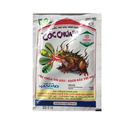 Chế phẩm sinh học Cóc chúa chuyên trừ các loại sâu ăn lá, trĩ trên cây cảnh, cây rau,..