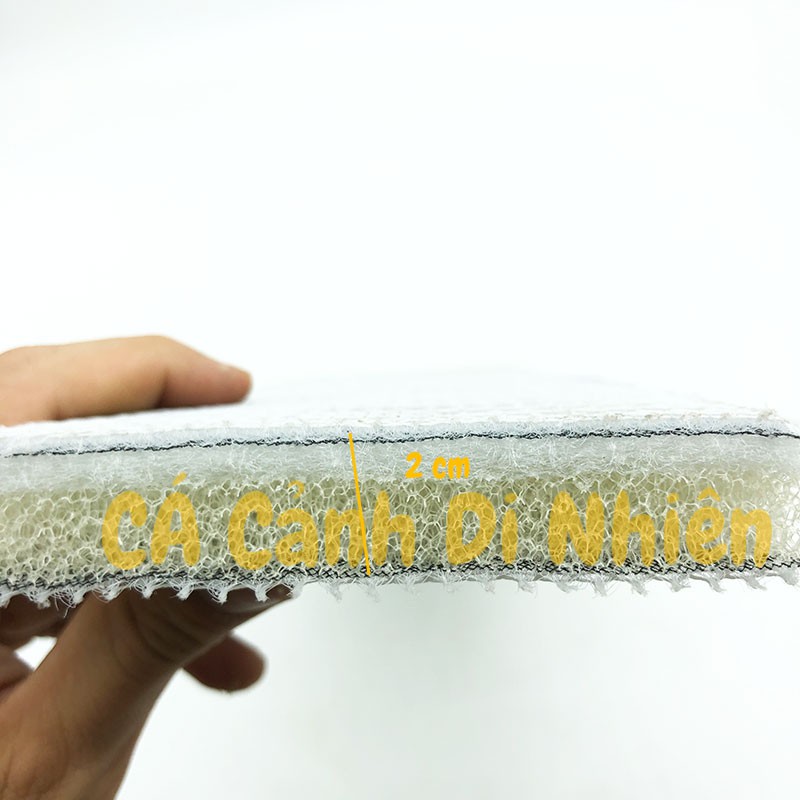 Bông gòn lọc 6D cho hồ bể cá cảnh size 50x10x2 cm