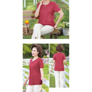 Áo thun trung niên chất cotton