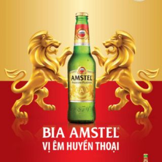 Bia Amstel 24 lon × 330ml