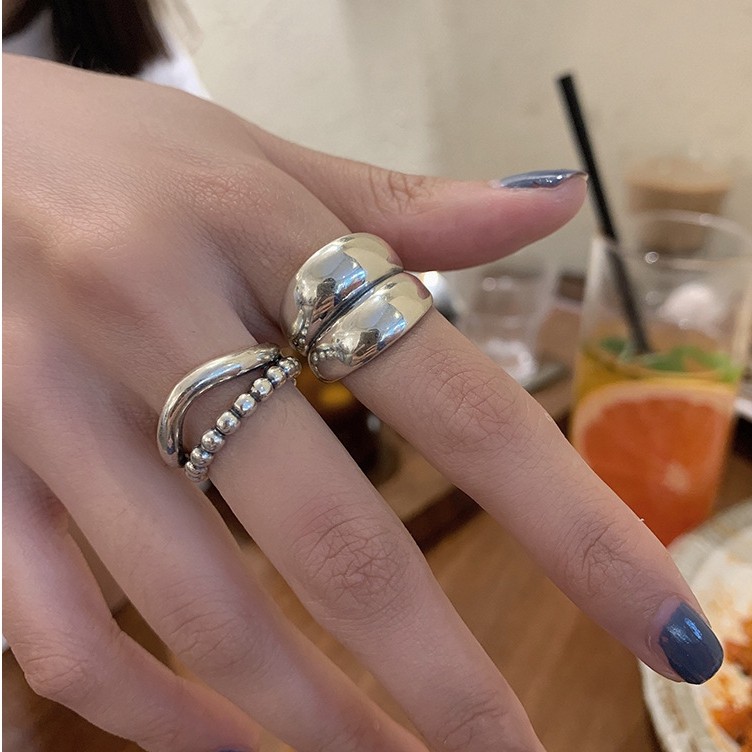 Nhẫn Trang Sức Thiết Kế Đơn Giản Sáng Tạo C26