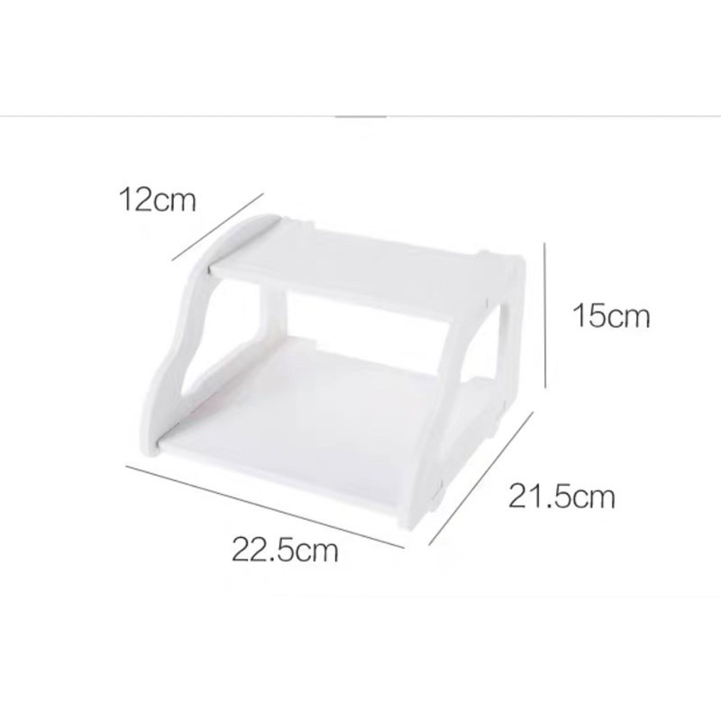 Kệ Wifi Treo Tường 2 Tầng Nhỏ Gọn