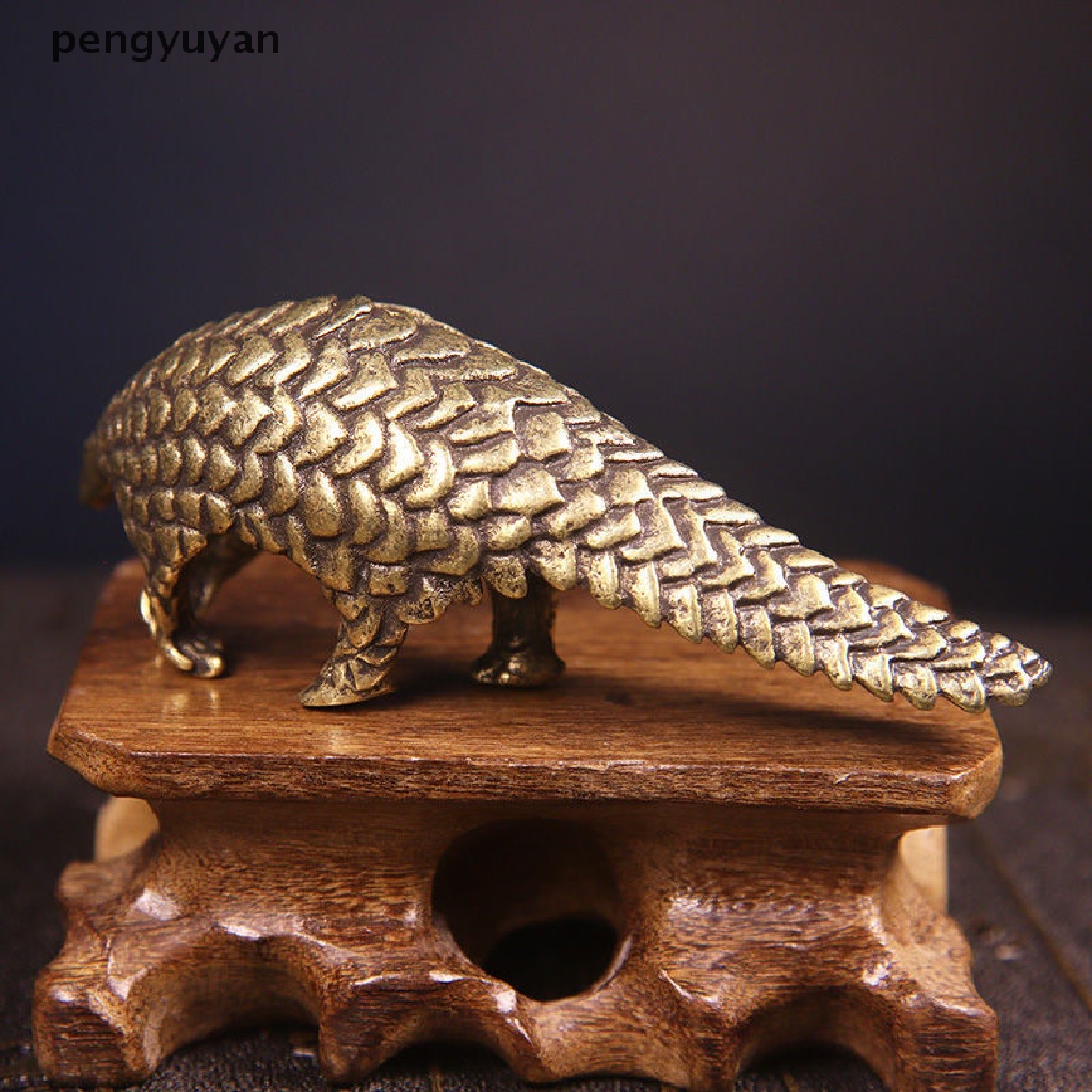 [pengyuyan] Tượng Pangolin Thu Nhỏ Bằng Đồng Nguyên Chất Trang Trí Nhà Cửa [Mới]