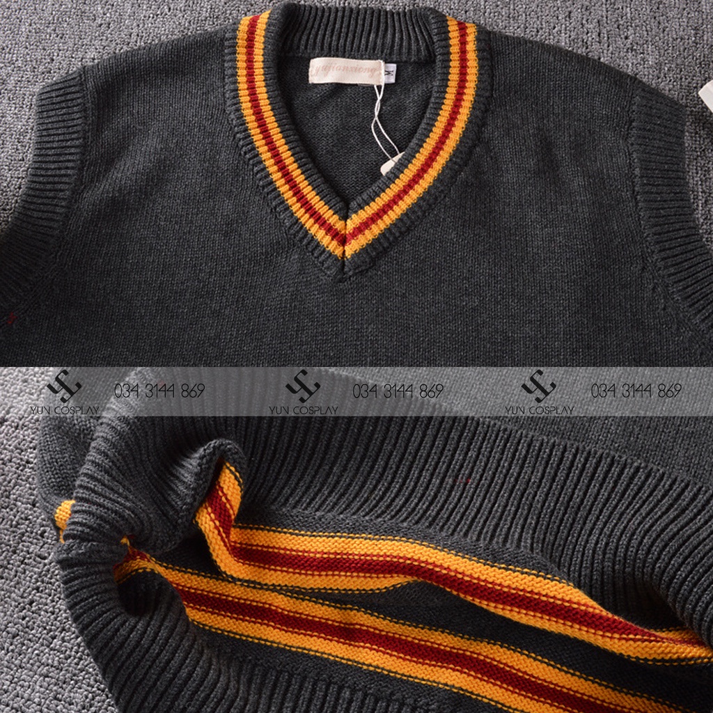 Áo gile đồng phục học sinh | Áo gile len Harry Potter