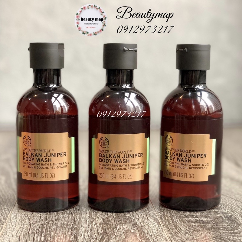 Sữa Tắm Spa Of The World Balkan Juniper Bath & Shower Gel 250ML