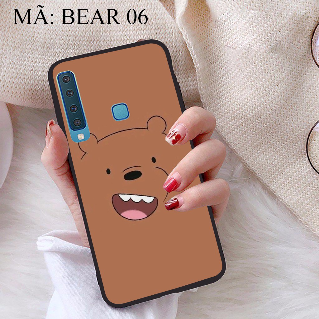 Ốp lưng Samsung A9 2018 viền dẻo TPU BST Gia Đình Nhà Gấu