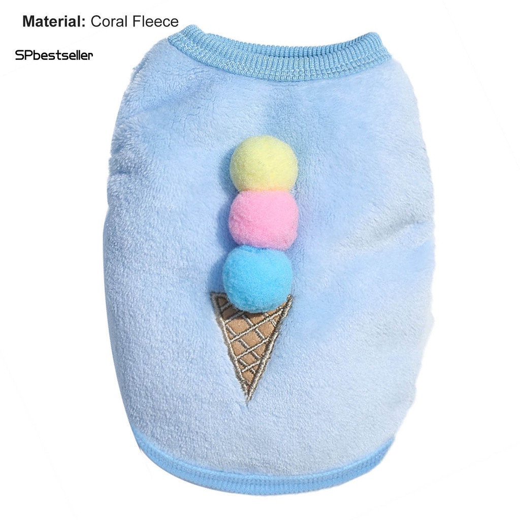 Áo không tay giữ ấm dễ thương cho thú cưng