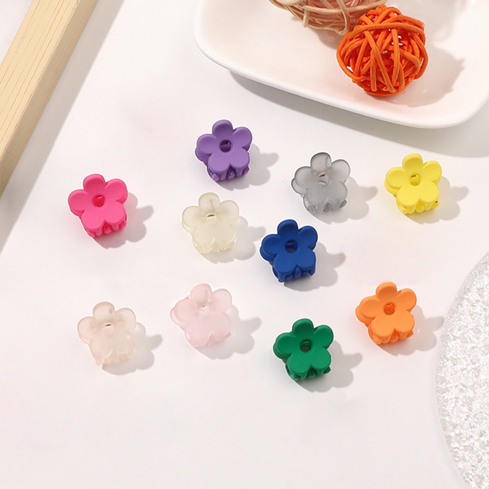 Kẹp Tóc Hoa acrylic mini Dễ Thương Thời Trang Mùa Hè Cho Nữ
