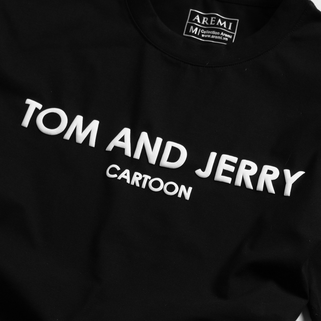 Áo thun nam cổ tròn tay ngắn AREMI vải cotton co giãn thấm hút tốt dày dặn thiết kế đơn giản trẻ trung ATS0009