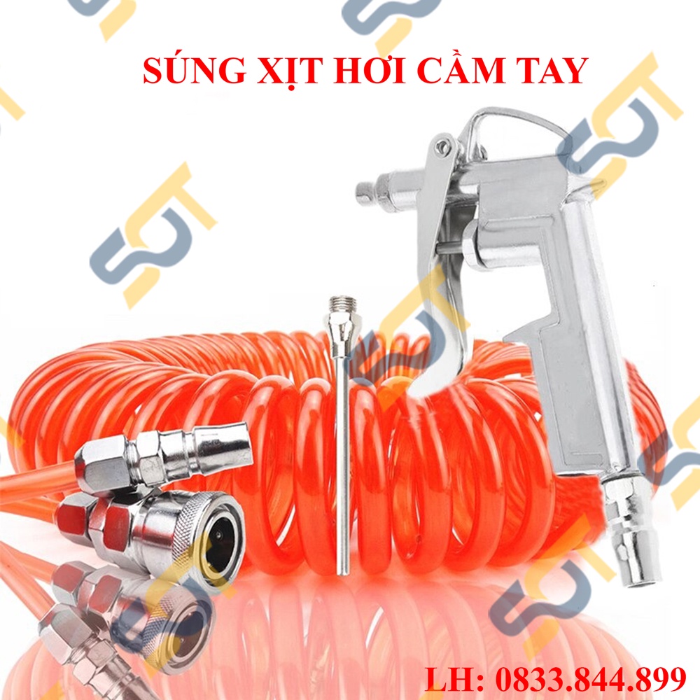 [SÚNG XỊT HƠI] Súng xịt hơi, đầu phun hơi áp lực cao DG - 10 cầm tay