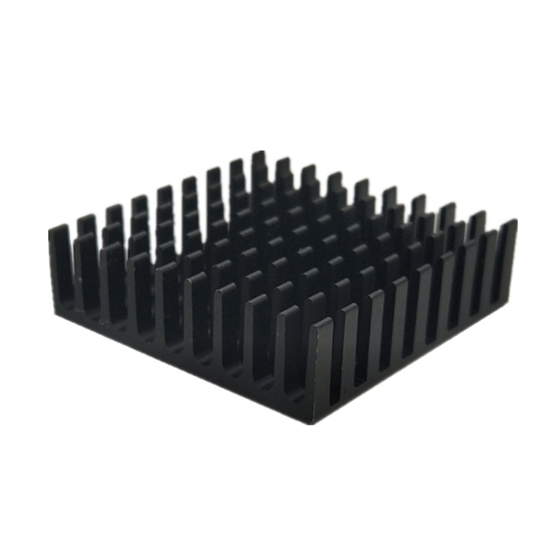 Set 4 Khối Tản Nhiệt Bằng Nhôm Màu Đen Bạc 35 * 35 * 10mm 9827
