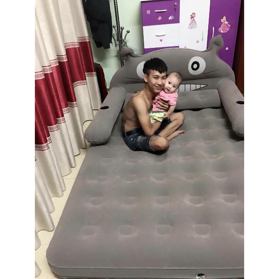 Giường hơi hình thú 1,5*1,9m