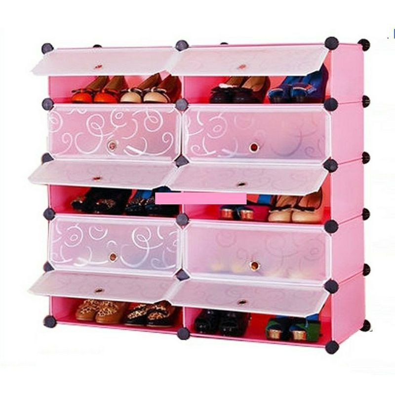 {MẪU MỚI} Tủ Giày Lắp Ghép Đa Năng 10 ô ( chọn màu theo phân loại)