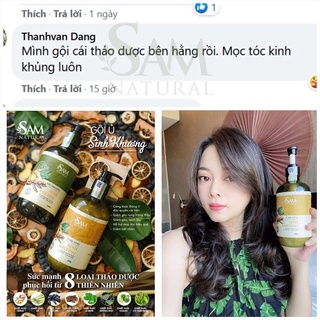 Ủ Tóc sinh khương sam natural