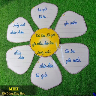 Bộ hoa khăn phủ bàn A3 (nhụy màu ngẫu nhiên)