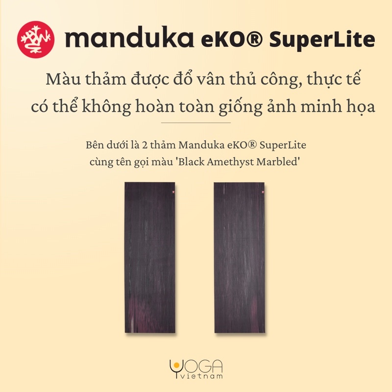 Thảm tập yoga du lịch MANDUKA EKO® SUPERLITE 1.5mm