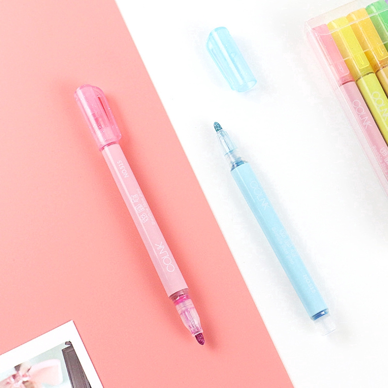 Bút marker trang trí sổ sách nhiều màu ngòi 2mm