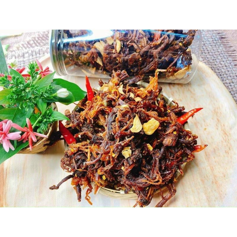 LON PET KHÔ HEO CHÁY TỎI🌶300g