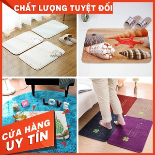 [GIÁ SỈ] THẢM CHÂN 3D HÌNH CỎ 4 LÁ - HELLO KITTY - ĐÔI GIÀY [SALE]