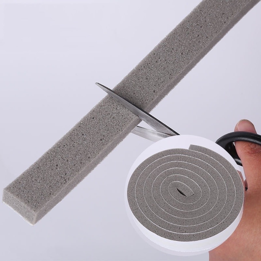 Cuộn Băng Keo Xốp PU 2M Cách Âm Chống Va Chạm Chịu Thời Tiết Bảo Vệ Đồ Nội Thất Cửa Sổ / Đồ Nội Thất