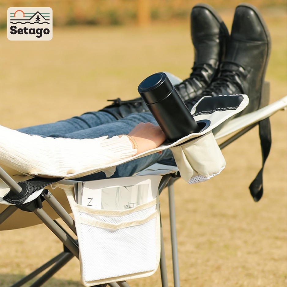 Ghế ngả lưng:Không và có gác chân - Thoải mái thư giãn khi dùng ghế cắm trại, ghế du lịch hoặc ghế văn phòng để ngủ trưa