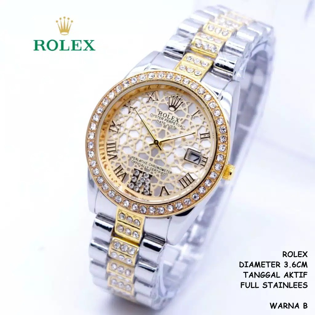 Đồng Hồ Rolex Oyster Cronometer Thời Trang Cho Nữ