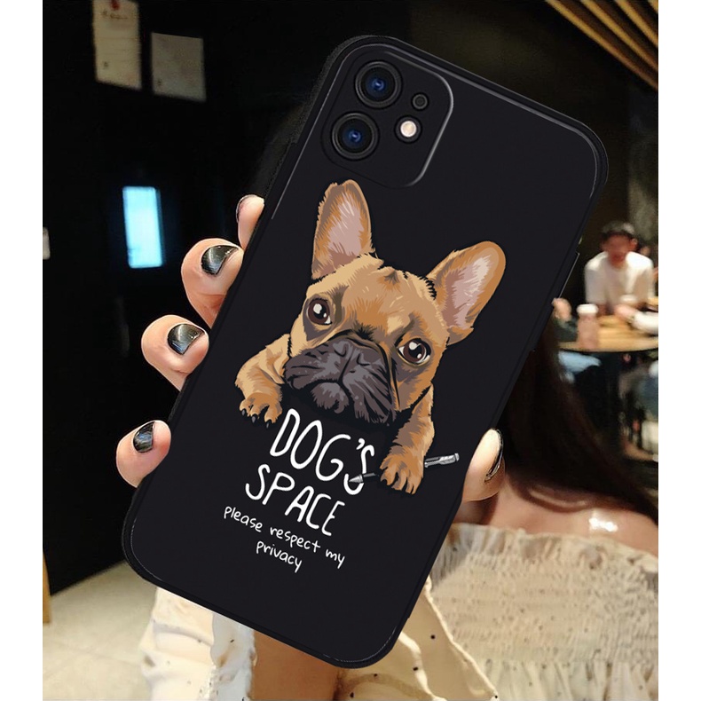 Vỏ ốp iPhone Silicon Cún Siêu Nhân cho iPhone 6/6pl/6s/6spl/7/7pl/8/8pl/x/xs/11/12/13/pro/max - Chinchincase