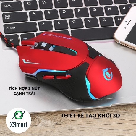 Chuột Máy Tính Chơi Game Siêu Đẹp A903 Gaming Mouse Phiên Bản Đặc Biệt Led 7 Màu Cool Ngầu | BigBuy360 - bigbuy360.vn