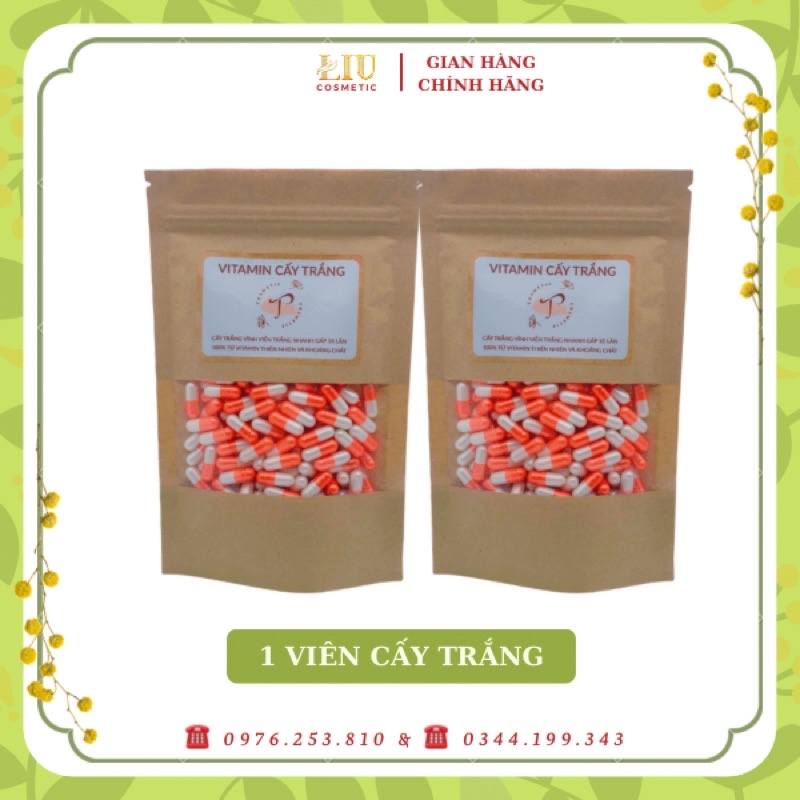 [COMBO 1000 VIÊN] 1000 VIÊN CẤY TRẮNG, TRẮNG NHANH GẤP 3-4 LẦN