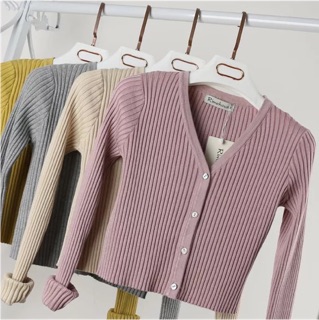 Áo len cardigan