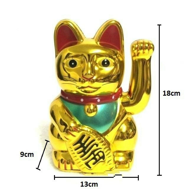 Mèo thần tài ngoắc tay vẫy tay chiêu tài