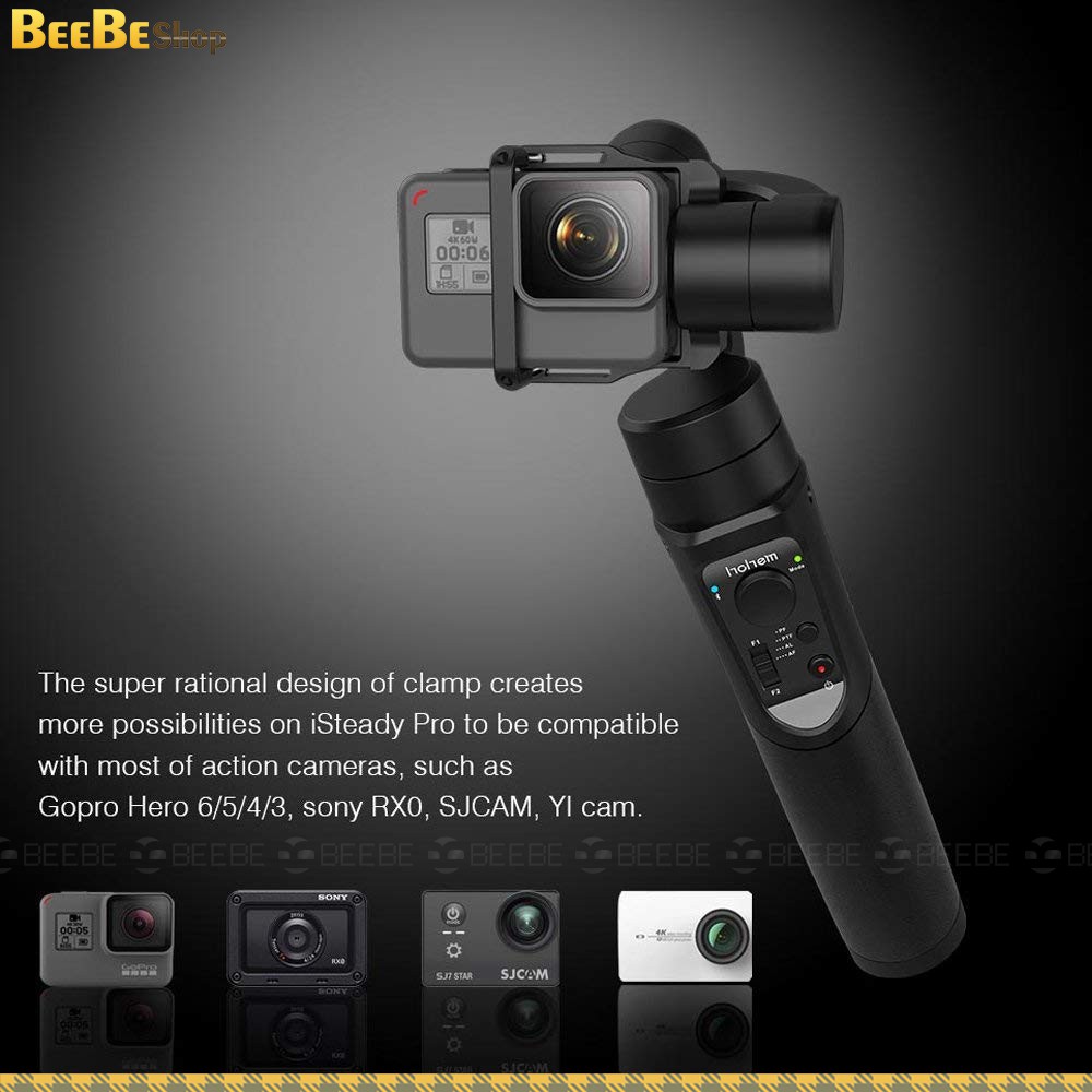 HOHEM iSteady Pro 3 - Gimbal Chống Rung Cho GoPro Hero, Camera Action, Chuẩn Chống Nước IPX4, Hoạt Động 12 Giờ, Kết Nối | BigBuy360 - bigbuy360.vn