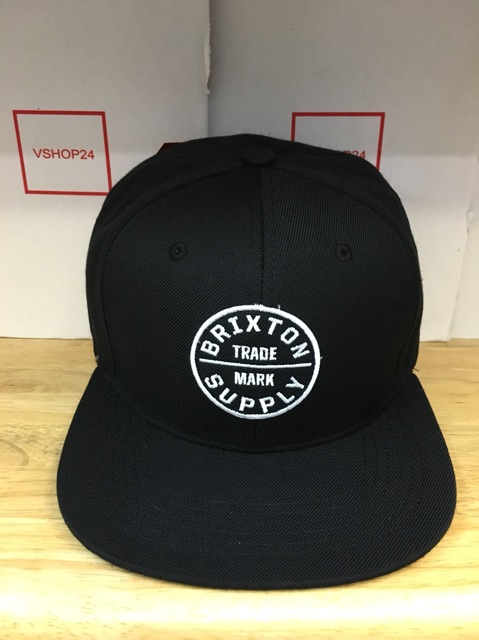 Mũ snapback VNXK Brixton đen